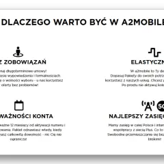 Twoje konto ma rok ważności od aktywacji lub doładowania. Pakiet odnawiasz, kiedy chcesz. U nas masz całkowitą dowolność.
