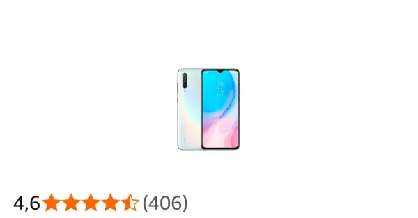 Dwa telefony Xiaomi m1904f3bg, jeden z tyłu, drugi z przodu, z oceną 4,6 gwiazdki.